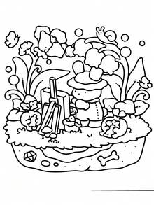 48-Page "Coco" Hidden Garden Themed Coloring Book, Suitable For Adults And Children, Bold And Simple Patterns, Exquisite Design, Ideal For Relaxation. Can Be Used As Christmas, Halloween, Birthday, Children's Day Gift, Student Supplies, Back To School Supplies Or School Supplies. [Essential For Hand-Drawn Art] - GARDEN CORNERS - View 9