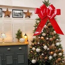 1 件大号 30 英寸（24 英寸）豪华圣诞汽车蝴蝶结，大红色汽车蝴蝶结丝带，巨型拉蝴蝶结礼品装饰，阵亡将士纪念日，礼品蝴蝶结，生日，周年纪念日，7 月 4 日，募捐活动，圣诞节，情人节，婚礼，总统日，圣诞节