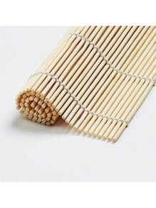 Estera enrolladora de sushi antiadherente y molde para bolas de arroz - Herramientas de cocina de bambú DIY para hacer sushi fácil y reutilizable