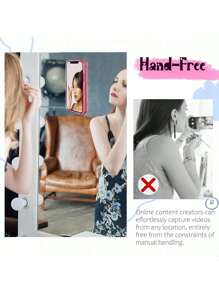 1pc Silicone Suction Cup Phone Holder - Designed For Selfie And Video Recording, Strong Grip, Suitable For Durable Silicone Stand, Suitable For Shower Use, Ideal Tool For Video Recording And Photography (Random Color)