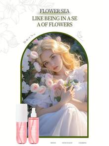 1PC-90ml Digital Fragrance Spray, Hair Fragrance, TVLV Fragrance Spray, 90ML Alcohol-Free Fragrance Spray For Hair And Body, Long-Lasting Fragrance Spray From Brazil