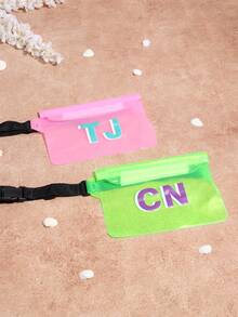 Customized Personalized Phone Bags, Pool Bags, Customized Beach Bags, Fashionable Waist Bags, Travel Phone Bags, Vacation Gifts, Holiday Gifts, Simple And Unique, Ideal Gifts For Family/Friends/Classmates