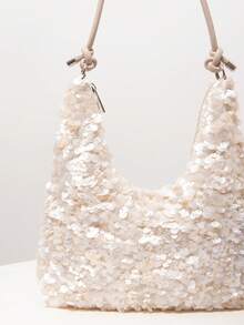 闪亮亮片单肩包、高档女士手提包、舞会包、女士舞会礼服、舞会配饰、优雅女士包、婚礼用品、闪亮舞会钱包（图案随机）