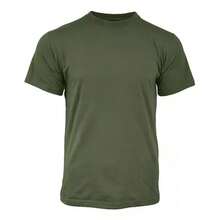 KIT 3 Basic Plain Men's T-Shirts 100% Cotton 30.1 - 淡粉紅色+綠色+海軍藍 - 查看 3