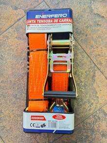 Ratchet Straps, Retractable Tie-Downs With Locking J-Hooks Move, Secure, And Stabilize Loads Like Motorcycles And Other Objectsly. - 38mmx5m - View 5