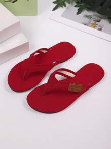 Women Flat Flip-Flops Thong Sandals, Summer Woven Roman Style Casual Slippers, Suitable For Dresses, Beach, Apartment, White, Beige, Black, Orange, Yellow, Purple, Grey, Gold, Silver, Blue, Green, Pink, Brown, Leopard Print, Formal, Vacation, Bohemian Style, Navy, Rhinestone, Comfortable Espadrille Loafers