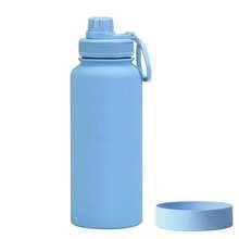 1 pieza Botella de agua aislada de acero inoxidable de 21 onzas, perfecta para deportes y actividades al aire libre, regalos navideños y de Halloween - 21 oz (600 ml) - Ver 11