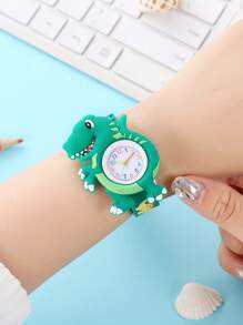 Cute Kids Watch, Koi Fish Design For Girls, Dinosaur Design For Boys, Skin-Friendly Children's Gift Watch