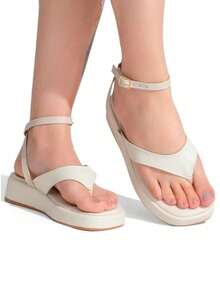 Women Heeled Sandals - White - View 1