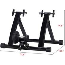 Bike Trainer Stationary Bike Stand Magnetic Bike Trainer Stand For Indoor Riding Premium Steel Bicycle Trainer Accessories Fits For 26in-28in, 700C Wheels