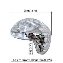 1 quả cầu Disco bạc tan chảy là vật trang trí nhà tuyệt vời, phù hợp cho mọi dịp để tổ chức khiêu vũ, tiệc độc thân, Halloween, Giáng sinh và bố cục cảnh ngày lễ của năm mới. - Bạc - Xem 9