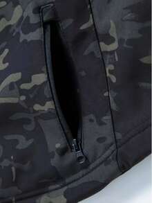 Military Soft Shell Tactical Jacket, Men's Waterproof Windproof Jackets, Men's Army Combat Hooded Coats - 彩色 - 查看 6
