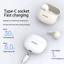 Lenovo Lenovo ERAZER ETK-A01 Semi-In-Ear Bluetooth EarphonesV5.3 TWS Latest Stereo Wireless Multi-Mode GamingOutdoor Sports HD Call Long Battery Life Noise-CancelingEarphones