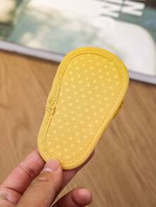 婴儿凉鞋 0-15 个月宝宝学步鞋 带蝴蝶结 - 黃色 - 查看 7