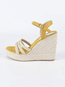 Women's Wedge Platform Casual Sandals, Apricot