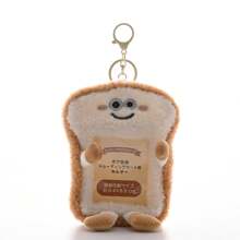 1pc Super Cute Furry Transparent Cartoon Card Holder, Ins Style Cartoon Plush Card Holder, Three Inch Photo Star Card Display Pendant, Multifunctional Id Card, Work Card, Student Card, Teacher Card, Medical Chest Card Available School Supplies,Back To School