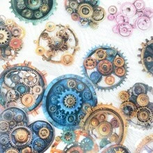 50 Piezas Pegatinas Transparentes Estilo Medieval, Pegatinas Vintage, Pegatinas Estéticas, Pegatinas de Coche, Pegatinas de Arte, Pegatinas de Dibujos Animados, Pegatinas de Vinilo Resistentes al Agua para Botellas de Agua, Hidrofrascos, Guitarras, Equipaje, Teléfonos, Estuches, Portátiles, Patinetas, Regalo