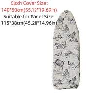 140*50cm Ironing Board Cloth Drawstring Tightening Stain Resistant Ironing Board Protector Cover With Elastic Edge Washable,Kitchen Decor,Household Items - Multicolor - View 13
