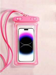 Touch Screen Phone Waterproof Bag, Suitable For Swimming, Surfing, Rainy Day Travel, Beach, Skiing And Other Water-Related Scenarios, Snorkeling And Scuba Diving, Adult Snorkeling Gear Can Carry A 7-Inch Phone (Random Color)