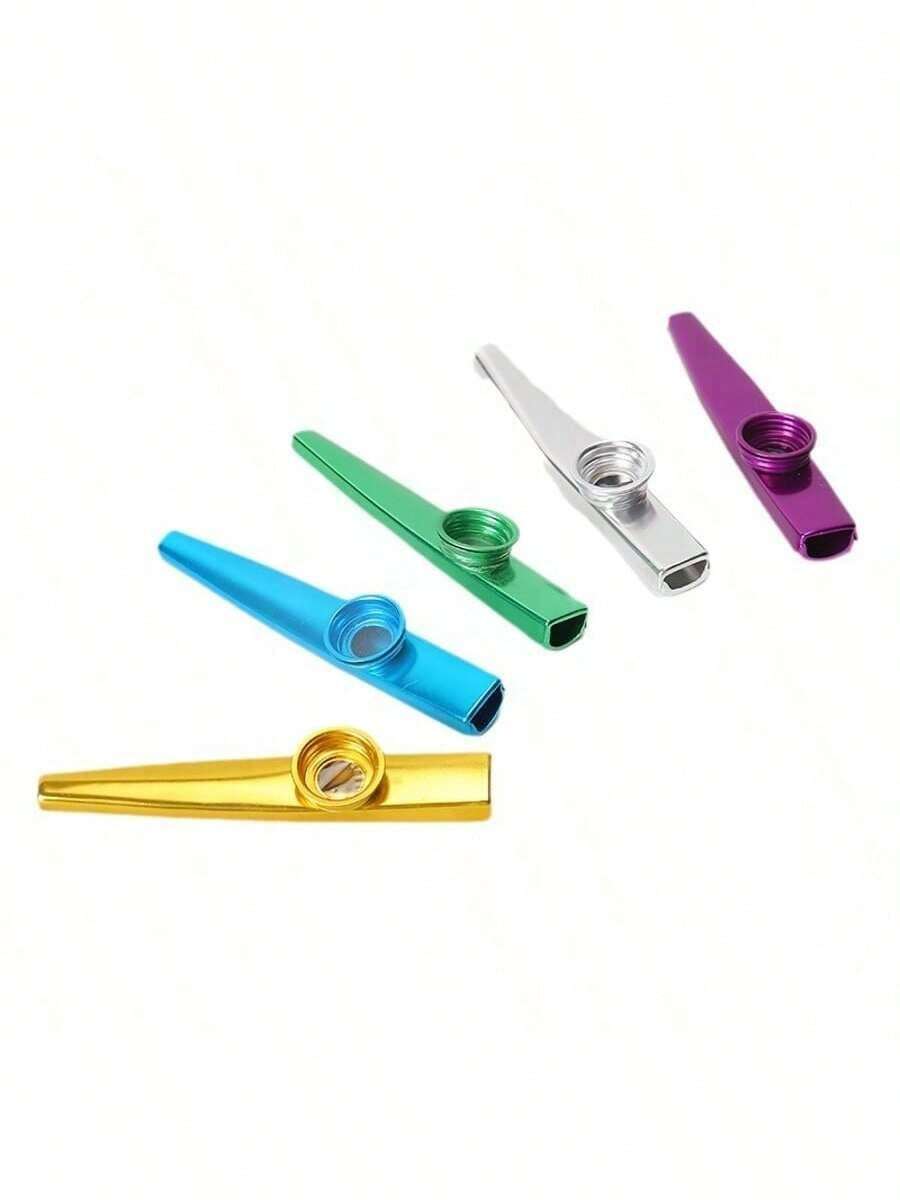 1/3pcs Metal Kazoo Musical Instrument Toy, Handmade Accompaniment Instrument For Adults
