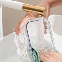 1 szt. Wiadro do przechowywania karmy dla zwierząt z miarką, pojemność 2800 ml, idealne do przechowywania karmy i przekąsek dla kotów i psów