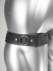 Adjustable PU Leather Fashion Arm Band For Men, Gothic Style Arm Cuff Armband, Valentine's Day Gift, Arm Strap Accessory, Sexy Men's Accessory