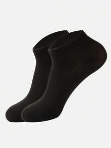 5 Pairs Men's Black, White, Gray Breathable Mesh Ankle Socks, Summer - Multicolor - View 9