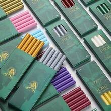 5pcs Sealing Wax Sticks For Stamps,Multicolor Wax Stick , Fire Paint Seal Sealing Wax- Premium Quality Plastic Seal Wax Bars For Invitations, Letters, Envelopes -1.1cm Diameter Boxed Set - For Crafting & DIY Enthusiasts,Back To School,School Supplies