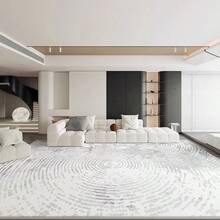 This Large, Modern, Luxury Spiral Circular Line Art Floor Mat Is Crafted From Crystal Velvet With A Rubber Bottom For Anti-Slip And Machine Washability. The Upgraded Thick And Dense Material Resists Fading, Making It Ideal For Living Rooms And Bedrooms. The Navy Blue And Gold Accents Are Perfect For Christmas, Thanksgiving, Easter, Mother's Day, Father's Day, And Other Holidays. Room Decor Bathroom Accessories Back To School Entryway Decor Bathroom Kitchen Decor - Multicolor - View 4