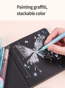 1pc Colorful Journaling Pen Set With 36/54 Color Options, Fine Tip Gel Pens For Art Students, Painting, DIY Planner, Coloring, Marking School Supplies,Back To School