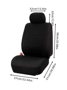 1/2/5 Set All Season Universal Car Seat Cover, Thin Cloth Cushion Pad, Breathable Elastic Mesh Fabric Seat Protector Covers
