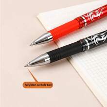 2pcs/4pcs/12pcs/24pcs/27pcs Erasable Ball Pens (Black/Red/Blue/Green Refills Available), 0.5mm Thermal Erasable Ink Pen, Durable & Easy To Correct, Keep Text Neat, Creative Student Stationery, Suitable For Note-Taking, Pricing, Highlighting Etc., Can Be Given As Learning Rewards, School Prizes To Students, Classmates, Teachers