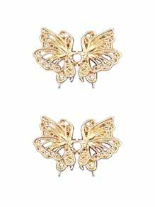 2/4pcs Multi Color Adjustable Butterfly Buckle, Detachable And Seamless, Can Change The Waist Of Jeans, Without Sewing Waist Fasteners Waist Accessories, Valentine's Day Gifts, Holiday Gifts, Gifts Suitable For Sisters, Lovers, Mothers, Families.