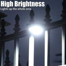 1PC Solar Light, Outdoor Clip Motion Sensor Light, Wall Light, 3 Modes Security Light For Fence, Deck, Wall, Garage, Patio