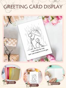 1 Thẻ động viên dễ thương dành cho anh ấy, cô ấy, Thẻ cảm thấy tốt hơn cho bạn bè, anh trai, chị gái, đồng nghiệp, Quà tặng chia buồn khi trải qua thời gian khó khăn, Mất việc làm - Nhiều màu - Xem 2