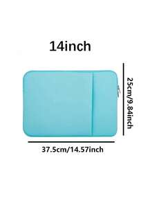 大容量简约轻便笔记本电脑包，可容纳 11 英寸/ 13 英寸/ 14 英寸/ 15 英寸平板电脑、笔记本电脑、手机、鼠标，可用作笔记本内袋，适合返校学校用品包，适合学校工作笔记本电脑包，适合女士 Mac Book 保护套 - 彩色 - 查看 19