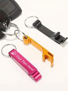 6-120-180pcs Personalized Metal Keychain Bottle Opener - Engraved Keyring Accessory, Ideal For Wedding Favors, Promotional Gifts, Lightweight, No Electricity Engraving, Stainless Steel, Mildew Resistant High Quality Custom Design, Unique Gift Suitable For His Friends, Family, Kitchen, Restaurant, Home, Multi-Functional, Durable, Ornamental, Reusable, Exquisite, Stylish, High-Quality, Unique, For Valentine's Day, For Weddings, For Housewarming