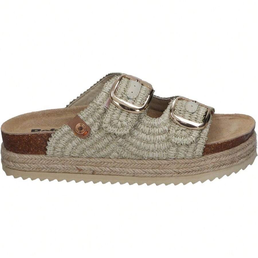 REFRESH | Women's Platform Sandals – Summer Espadrille Sandal – Buckle-Adjustable Strap Sandal – Slip-On – Medium And Comfortable Platform – Versatile And Combinable – Style 172720 - White - View 1