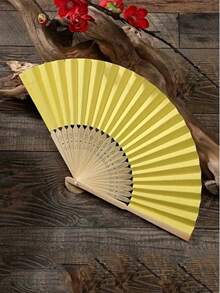 1/10/20/30pcs Handheld Paper Fans Paper Folding Fans,Multi Colored Folding Fan,Solid Color Fan,DIY Folding Fan,Party Dressing,Church Wedding Gift,Perfect For Parties And Events - Multicolor - View 16