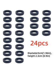 8/24pcs Luggage Caster Wheels Cover, Office Chair Wheelchair Caster Wheel Protector, Portable Suitcase Roller Guard, Colorful Silicone Luggage Caster Wheel Cap, Luggage Swivel Wheel Cover, Noise Reduction Wheel Cover, Office Chair, Travel Accessories, Carry-On Luggage Caster Wheel Cover, Fits Most Wheel Luggage Sets