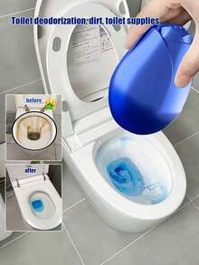 Rose-Shaped Toilet Cleaner, Toilet Bowl Cleaning Liquid, Automatic Toilet Cleaner, Bathroom Freshener, Toilet Odor & Urine Stain Remover, Toilet Deodorizer, Eliminates Odor, Suitable For Bathroom/Toilet/Washroom/Waiting Room/Home/Hotel