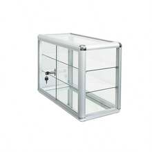 Tempered Glass Counter Top Display Showcase With Sliding Glass Door And Lock,Standard Aluminum Framing With Sliding Glass Door And Lock-Display Cabinet-2036 - Multicolor - View 8