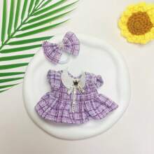 (Solo ropa) Nuevos vestidos casuales lindos de 17 cm para muñeca de la 1ra/2da/3ra generación Labobo, ropa de muñeca para Labubu