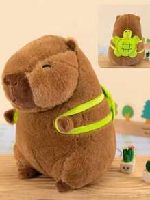 Nouveau Jouet de simulation de Capybara de 23 cm, animal doux et mignon, poupée bourrée, cadeau de Noël