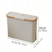 12 rollos de papel higiénico en cesta - Caja de almacenamiento de papel higiénico - Caja de almacenamiento de baño definitiva - Cesta de almacenamiento de bambú, Cesta de papel higiénico, Organizador de baño - Portarrollos de papel higiénico Decoración de baño para el hogar Decoración de otoño Regreso a la escuela