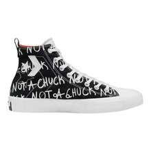 Tenis Converse UNT1TL3D Hi Not A Chuck  Letras    Casual  Deportivo    Letras    Tenis, Tenis para hombre   Vacaciones  Vacación  Fiesta  Casa  Gym y Fitness  Exterior - Negro - Ver 1