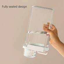 1 szt. Wiadro do przechowywania karmy dla zwierząt z miarką, pojemność 2800 ml, idealne do przechowywania karmy i przekąsek dla kotów i psów