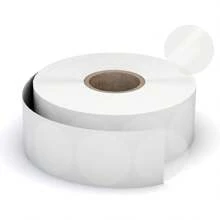 500 szt./rolka Przezroczysta naklejka uszczelniająca, 1-calowe okrągłe przezroczyste etykiety uszczelniające do opakowań prezentowych