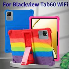 Ốp lưng cho máy tính bảng Blackview Tab 60 WiFi, Ốp lưng silicon mềm có thể điều chỉnh thân thiện với trẻ em dành cho Blackview Tab60 WiFi Kids 10.1 inch, Ốp lưng bảo vệ - Màu xanh lam - Xem 2