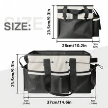Caixa de Armazenamento de Limpeza, Bolsa Organizadora de Ferramentas para Carro, Bolsa de Transporte Portátil de Suprimentos de Limpeza para Empresa de Limpeza, Produtos de Limpeza Doméstica, Camareira de Hotel, Armazenamento de Ferramentas de Jardinagem, Cesta de Limpeza de Cozinha